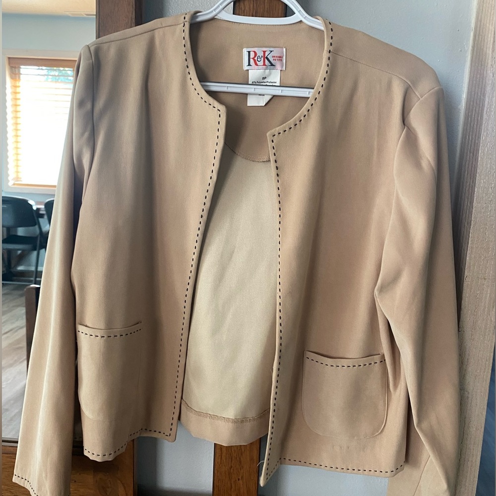 R&K Tan Dress Jacket